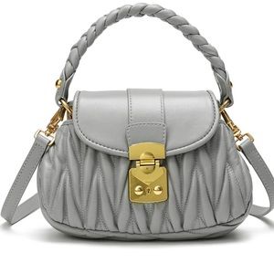 Tiffany & Fred Murielle pleated leather crossbody